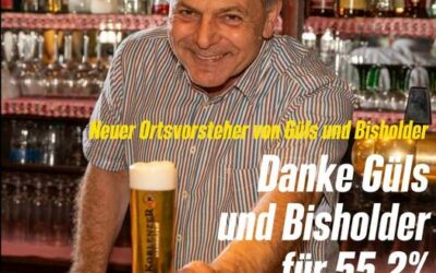 Hans-Peter Ackermann zum neuen Gülser Ortsvorsteher gewählt!