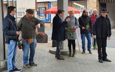 Traditioneller Osterstand der Gülser SPD wurde nach zweijähriger Coronapause wieder durchgeführt!