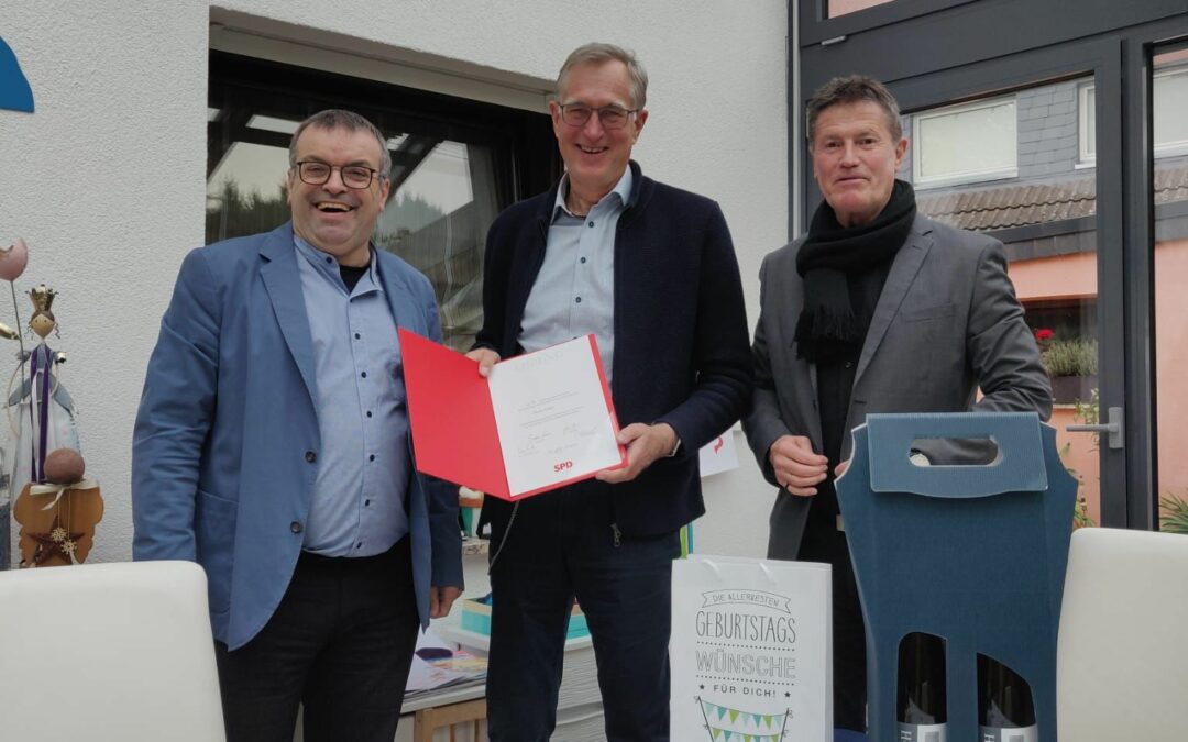 Ehrung für 50 Jahre Mitgliedschaft