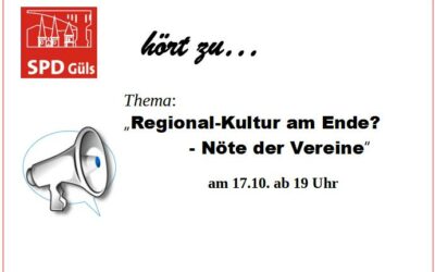 Vorankündigung: „SPD-Güls hört zu“ am 17.10. mit Franz-Josef Möhlich und Markus Mannebach im Weingut Lunnebach