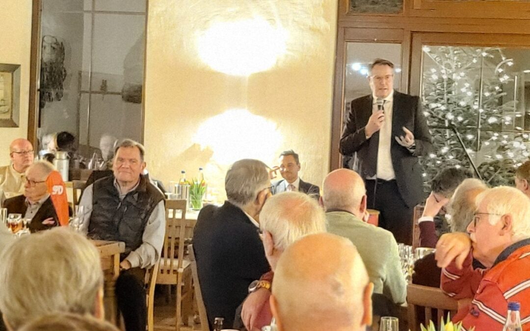 Neujahrsempfang der SPD Güls: Minister Schweitzer berichtet zur „Sozialen Lage im Land“